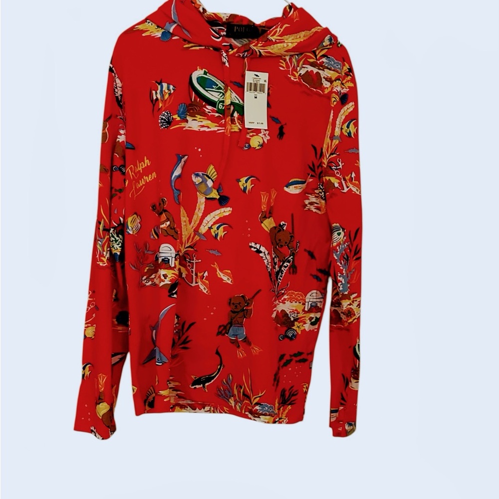 Polo by Ralph Lauren Red Graphic Hoodie